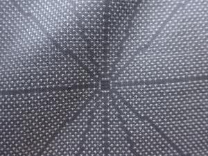 アンティーク　麻の葉模様織り出し本場大島紬着物(7マルキ)